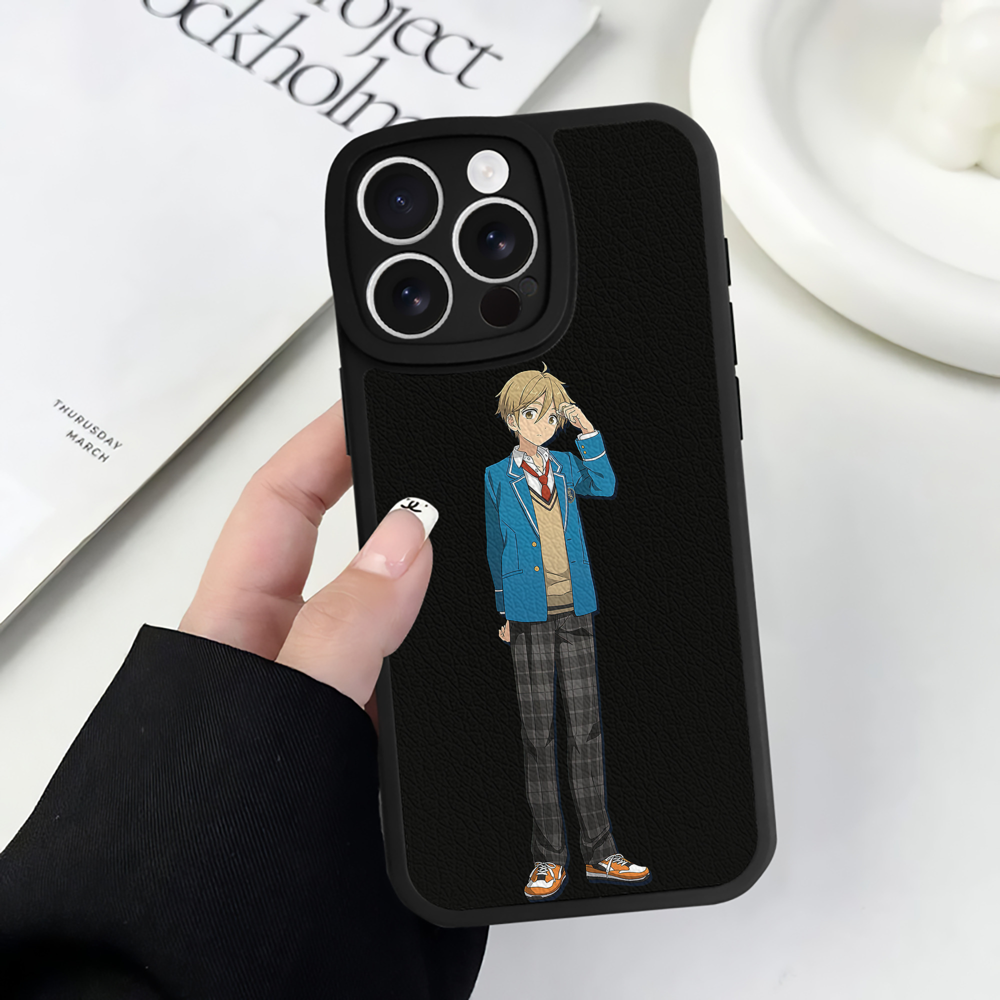 （画像用） あんさんぶるスターズ! Ensemble Stars 【iPhone 16シリーズ対応】シリコンスマホケース（レザー調） 材質：シリコン